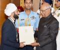 PIX: Sardar Singh, Jhajharia, bask in Khel Ratna glory