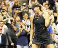 US Open: Sharapova sparkles on return to grand slam stage