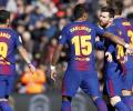 Barcelona drop points despite Messi ending goal drought