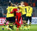 Euro football: Dortmund beat Hertha on penalties in German Cup