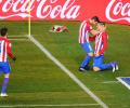 La Liga: Atletico stun Celta late on, Sevilla edge Las Palmas