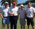 When President Trump played golf with Rory McIlroy