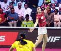 PBL: Olympic champ Marin beats Sindhu as Hyderabad pip Chennai