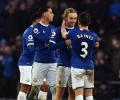 Manchester City's title hopes hit by Everton teens