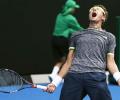 PHOTOS: Istomin stuns defending champ Djokovic in 2nd round at Aus Open