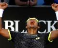 Aus Open PHOTOS: Raonic recovers from stumble; Serena marches on