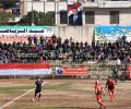 Football returns to battle-scarred Aleppo after five-year absence