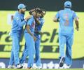 Nagpur T20I: India's record thrilling win, level series 1-1