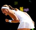 Wimbledon PIX: Ostapenko keeps double dream alive; Halep, Konta advance