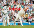 Oval Test: England thwarted by rain after Roland-Jones stars