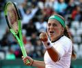 Ostapenko outclasses Wozniacki to reach French semis