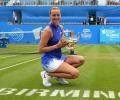 Kvitova sends Wimbledon warning with Birmingham title