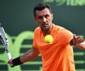 AC Milan legend Maldini gets off to losing start in pro tennis debut