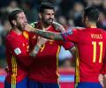 Football PHOTOS: Spain, Italy register easy wins