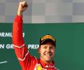 PHOTOS: Vettel wins in Australia, Hamilton second