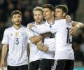 PHOTOS: Germany crush Azerbaijan, England struggle to victory