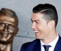 Ronaldo Airport naming ceremony overshadowed by dodgy statue