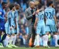 Guardiola promises improvement after first English season