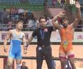 Asian Wrestling: Punia bags India's first gold