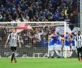 Football Briefs: Juve beaten at Samp; Schalke move to 2nd