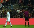 HORROR as football stadium collapses during French league game