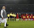 PM Modi graces India's opening Under-17 World Cup match