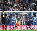 EPL: Late Rooney penalty rescues draw for Everton at Brighton