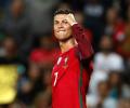 Football PHOTOS: Ronaldo, Lukaku shine with hat-tricks