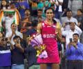 Congratulate PV Sindhu on her triumph!