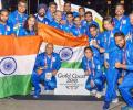 Controversy aside, exuberant flag hoisting at CWG village by India