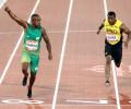 Simbine upsets Blake to win 100 metres gold