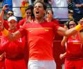 Spain enter Davis Cup semis after epic Ferrer win