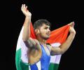 CWG: Grapplers Sushil, Aware strike gold, Babita takes silver