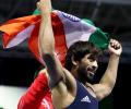 Bajrang leads Indian wrestlers' charge; silver for Khatri, Dhanda