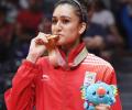 Sensational Manika Batra wins historic singles gold in TT