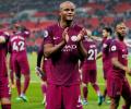 EPL PIX: Manchester City on verge of title, Salah on target for Liverpool