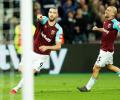 EPL PIX: Super-sub Carroll snatches late draw for West Ham against Stoke