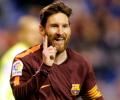 La Liga: Messi treble seals Barca title, Atletico win, Depor down