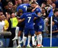 PHOTOS: Chelsea edge past Arsenal; Spurs down Fulham