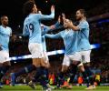 EPL PIX: Relentless Man City extend lead at top; United draw at Southampton