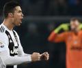 Substitute Ronaldo saves 10-man Juve's unbeaten record