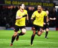 EPL PHOTOS: Watford late show sinks 10-man Chelsea