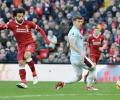 EPL PHOTOS: Salah scores again as Liverpool thrash West Ham