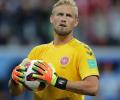 Super Schmeichel proud of Danes despite World Cup shootout loss