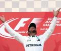 Hamilton feels the hand of God over him