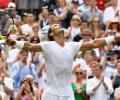 Wimbledon PIX: Nadal, Djokovic advance; Cilic, Wawrinka, Konta exit