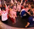 PHOTOS: Jubilant Croatia fans revel in World Cup semis win over England