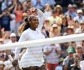 PHOTOS: Serena trounces Goerges, sets up Kerber final at Wimbledon