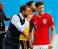 Southgate singles out Stones for praise, defends Kane