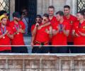 PHOTOS: Heroes welcome for Belgium on World Cup return